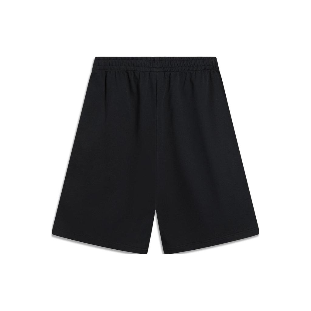 Li-Ning Pure Color Embroidered Logo Straight-Leg Sports Shorts Men Bottoms AKST745-1