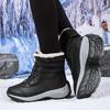 2024 зимние ботинки, плюшевые теплые ботильоны для женщин, зимняя обувь, непромокаемые ботинки, женская зимняя обувь, ботильоны