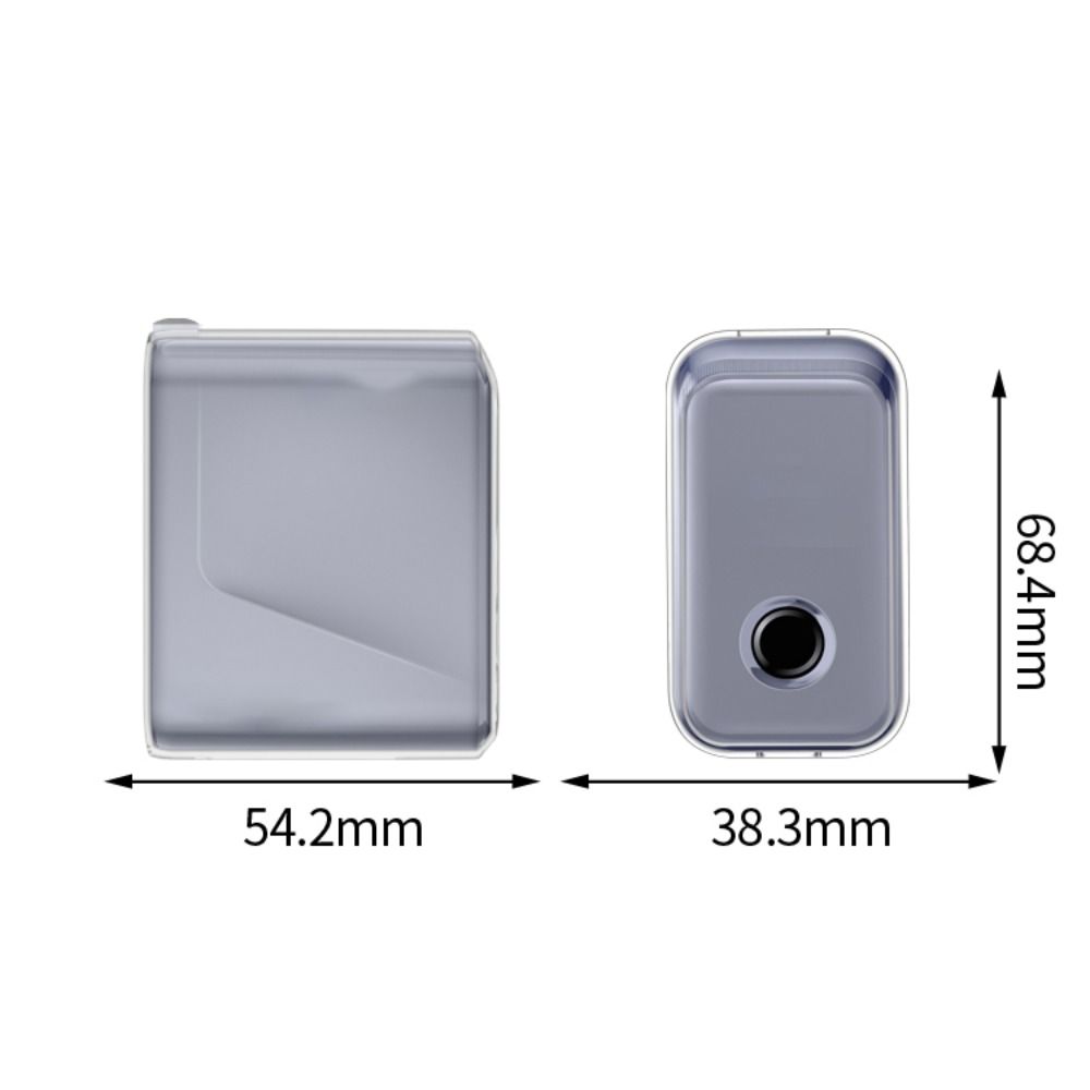 Clear Protective Charger Cover Portable Charger Shell for Anker Prime Charger 160W 3-Port Storage