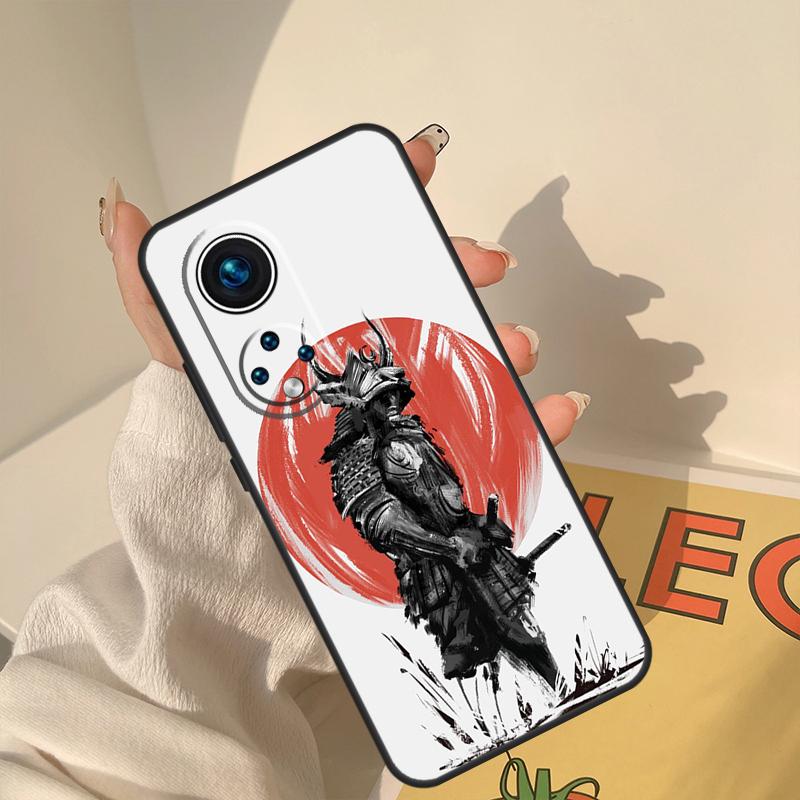 Кейс-маска самурая Они для Honor Magic 5 6 7 8 Pro Чехол для Honor 400 200 Lite 50 70 90 X8a X8b X9a X9b X9c