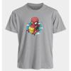 Men's and Women's T-shirts-Man Iron Man Summer American Style Spring and Autumn Sports Fitness Short Sleeves