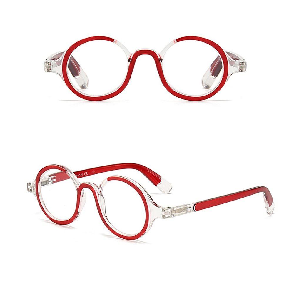 Vision Care Presbyopic Eyeglass Round Frame Anti-Blue Light Glasses  Women Men