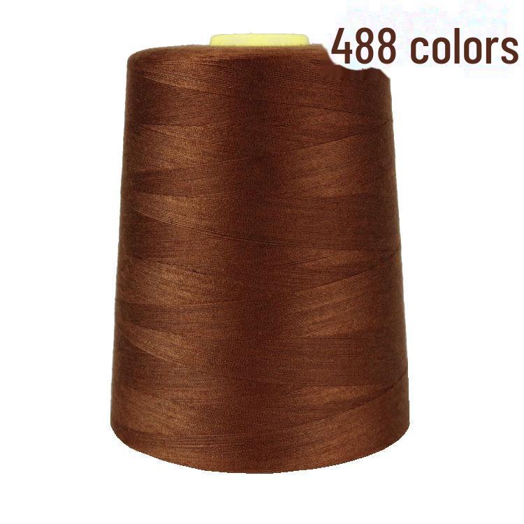 402 High-Speed Polyester Sewing Thread, 8000 Yards, Black & White for Industrial Sewing Machines