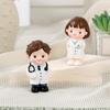 DlY Doctor Garage Kit White Doctor Nurse Model Statue Cute Nurse Baking Ornaments  Gift
