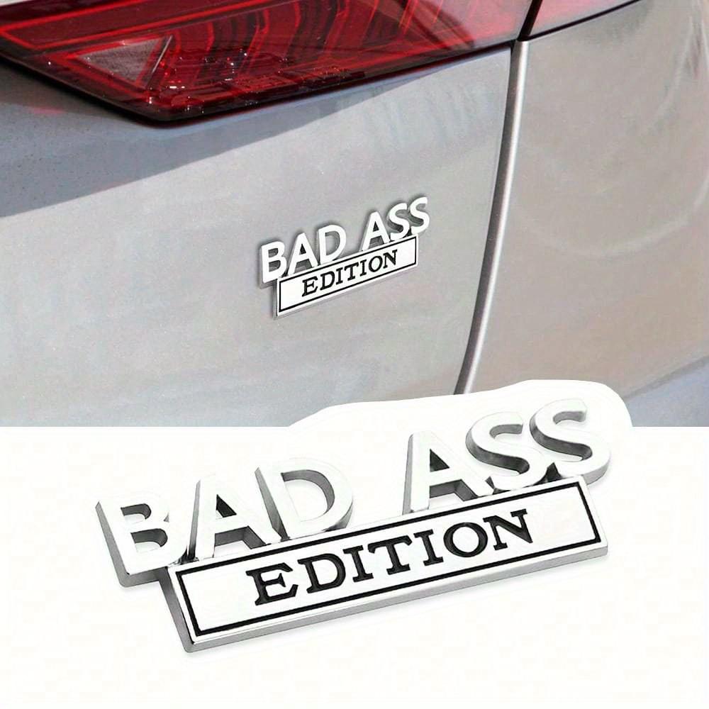 1PC Car 3D Emblem Sticker Badge Decal Auto Accessories for Tailgate Front Grille Hood Trunk Car Replacement Compatible with Motorcycle SUV Truck