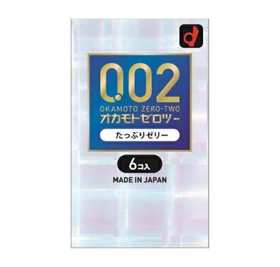 Okamoto Zero Two Plenty of Jelly 6 штук x 3 штуки набор [Набор 3] 0,02 мм
