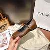 French inner height increase single shoes women's 2025 spring and autumn new small small leather shoes one-word buckle Mary Jane Doudou shoes