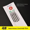 Three Swallow Stainless Steel Knitting Needles Set for Handmade Scarves and Sweaters