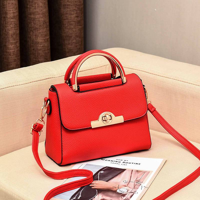 Korean Women's Bags  Fashion Handbags  Simple and Versatile One-shoulder Messenger Bags