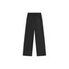Li-Ning Weekend Youth Solid Color Straight Leg Cargo Pants Knitted Sports Pants Women Pants Black AYKU604-7