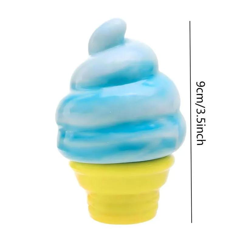 Новая разноцветная игрушка-антистресс в форме рожка мороженого Nee-Doh Nice Cream Cone, сенсорная игрушка-фиджет для снятия тревоги, улучшения концентрации, для взрослых