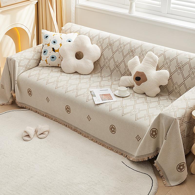 Чехол для дивана из синели, универсальное диванное полотенце, пыленепроницаемый чехол для диванной подушки, защитный чехол от царапин для кошек, диванное одеяло, ковер