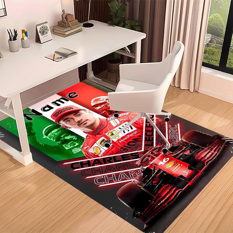 Custom personalization Charles Leclerc Print Area Rug - Soft, Washable Non-Slip Indoor Mat,Living Room,Home&Office Decorative Rug