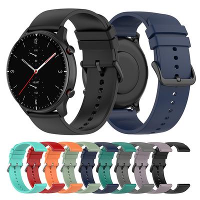 Ремешок для часов 22 мм силиконовый ремешок для Huami Amazfit GTR 4/3/2 GTR 47 мм Pace Stratos 3 2 2S умный ремешок для часов Xiaomi Watch Color 2 S2 S1