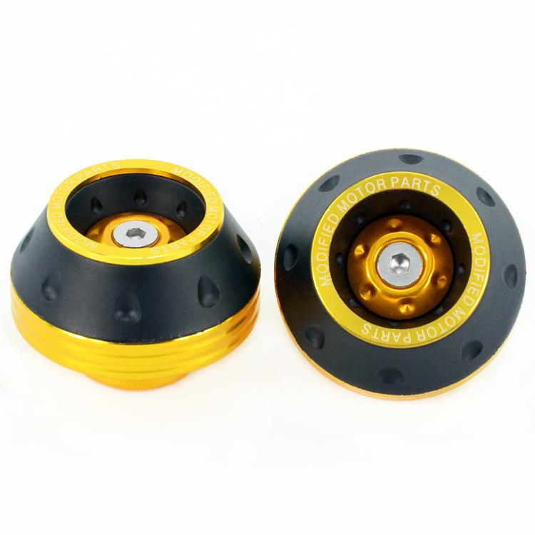 Colorful Motorcycle Crash Protector Wheel Front Fork Frame Axle Protector Pads Slider Motocross Motorbike Equipment Accessories