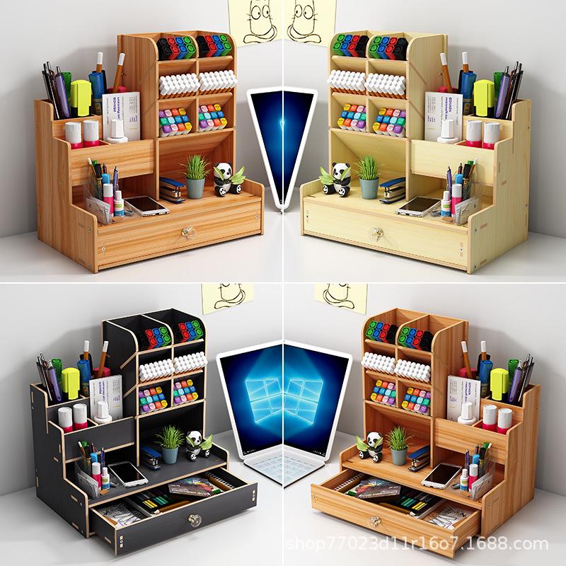 Скандинавский креативный держатель для ручек, коробка для хранения – Модное настольное украшение и органайзер для кистей для макияжа