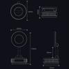 360° Rotation Strong Suction Stand Foldable Phone Bracket Fashion Cell Phone Holder  Car