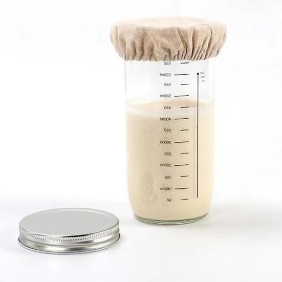 3 шт. тканевые чехлы для банок для закваски, пищевые неотбеленные многоразовые тканевые чехлы без BPA, кухонные аксессуары