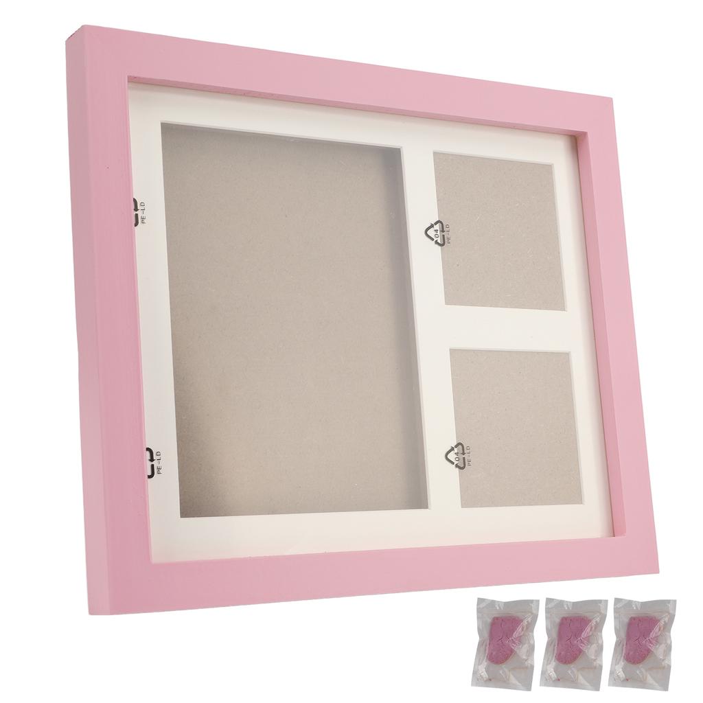 Отпечатки лап собаки кошки Домашний питомец Настенная рамка Набор для отпечатков лап для владельца собаки владельца кошки Любителей домашних животныхРозовая грязно-розовая рамка