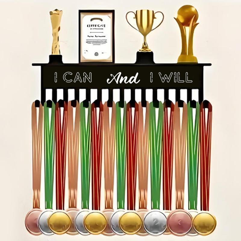 1 шт. Металлическая подставка для медалей, Стойка для металлических трофеев спортсмена, Держатель для ключей, Вешалка для одежды, Классический домашний декор, Настенный органайзер для наград