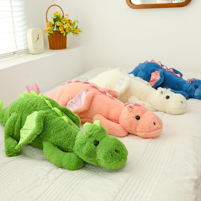 Firebreathing Winged Dragon Doll With Soft Short Plush For Kids Bedroom Decor