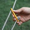 Aluminum Alloy Wind Rope Buckle 7MM 2 Hole Outdoor Camping Hiking Tent Canopy Shelter Guy Line Cord Adjuster Cord Tensioner Fastener