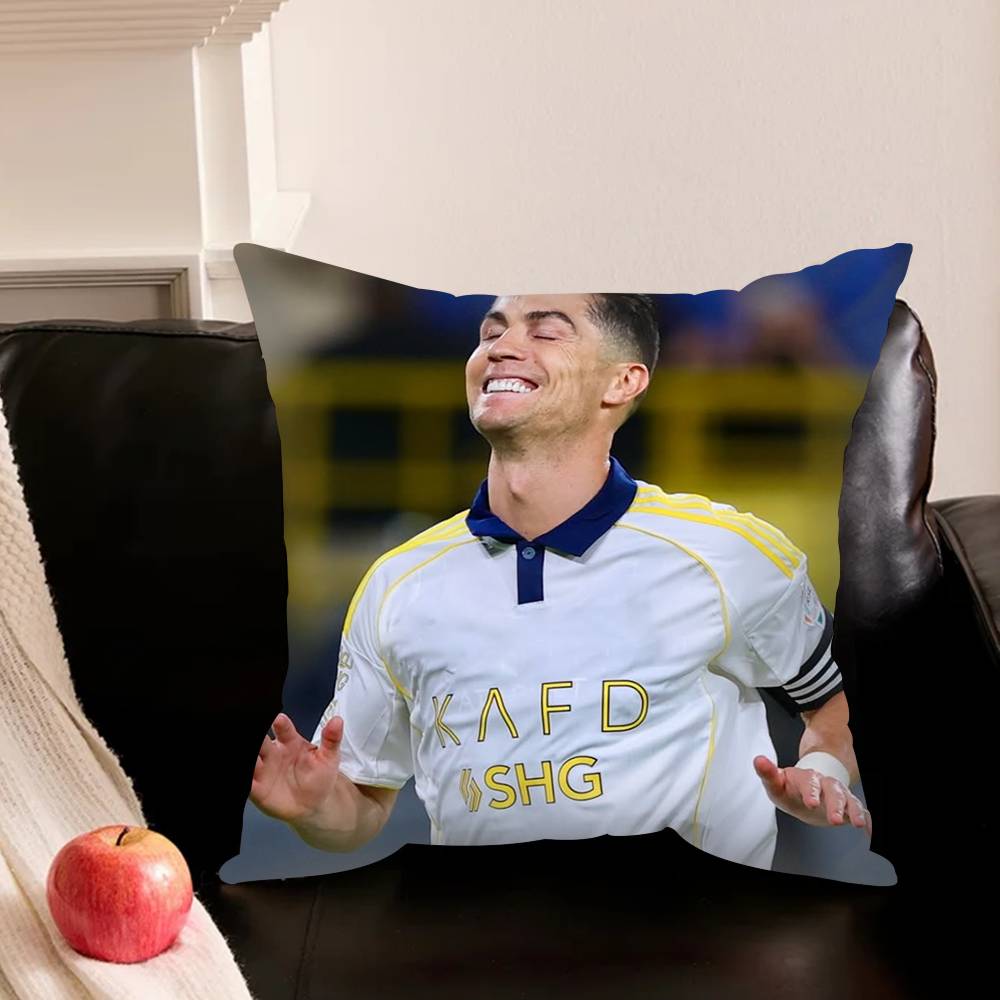 Наволочка C-Cristiano-O R-Ronaldo-O Для Дивана Комнаты Офиса Декор Печатная Защитная Наволочка На Подушку Подарок На День Святого Валентина Индивидуальный