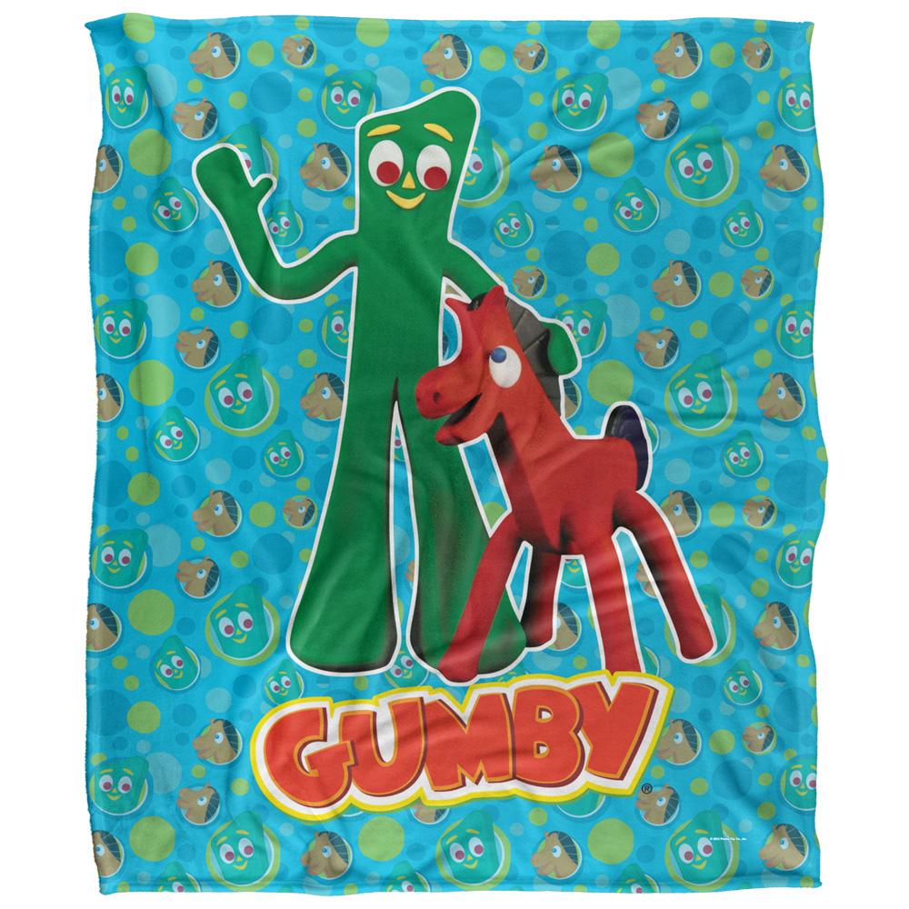Gumby Best Friends Silky Supersoft Blanket
