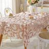 Скатерть с блестками из розового золота, прямоугольная скатерть для гостиной, вечеринки, свадьбы, блестящая вышитая крышка стола, прозрачный декор для стола