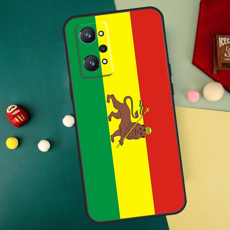 Ethiopia Flag For Realme C75 C61 C67 C63 C71 C55 C51 C65 C53 GT6 GT7 15 Pro 10 11 12 13 14 Pro Plus Case