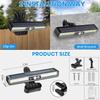 Clip On Solar Motion Sensor Lights Outdoor Waterproof Solar Fence Lights Outside with 36 LEDs Portable Solar Powered Lamps