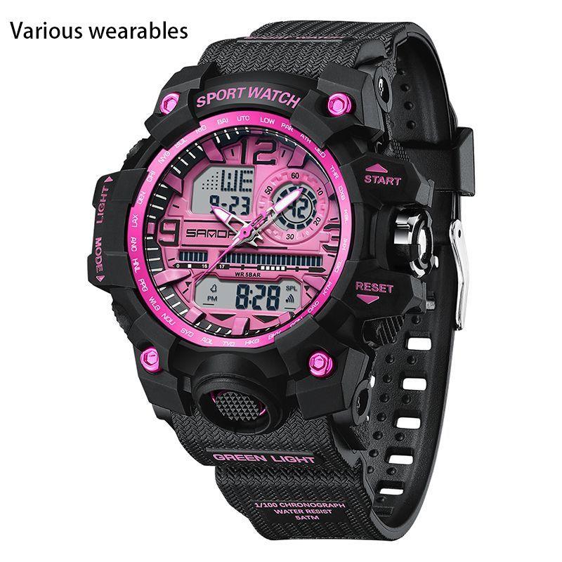 New Watch Trend Fashion Men's Student Teen Electronic Watch Waterproof Multi-functional Watch