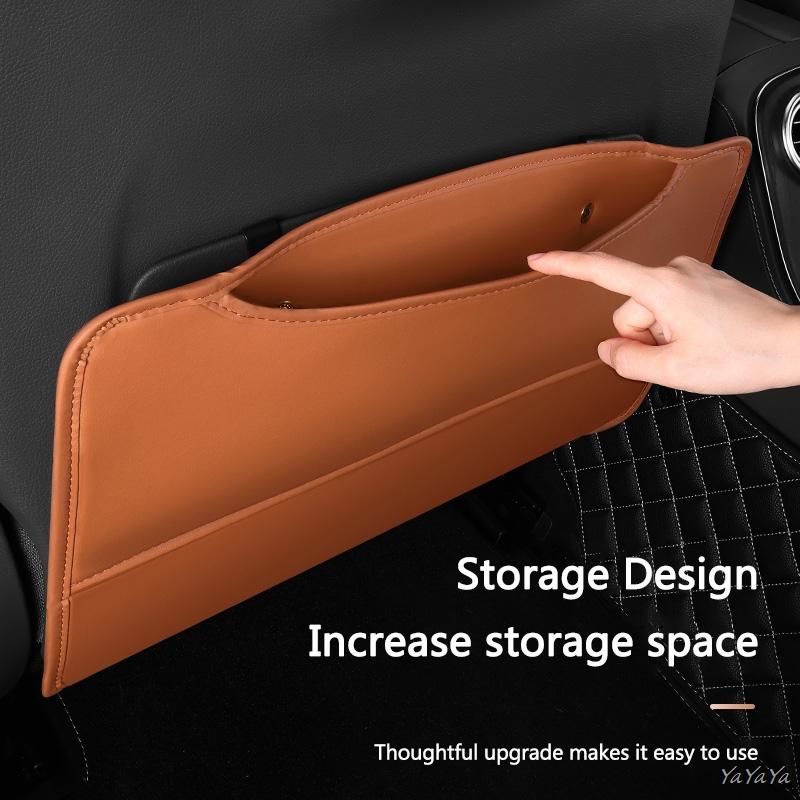 Car Storage Anti Kick Pad Protection Mat Seat Back Prevent Dirty For Benz AMG W204 W205 W203 W211 W212 W213 Accessories Stickers AC6