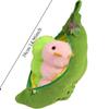 Caterpillar Green Soybeans Plush Keychain Fluffy Kidney Bean Plush Toy  Couple gift