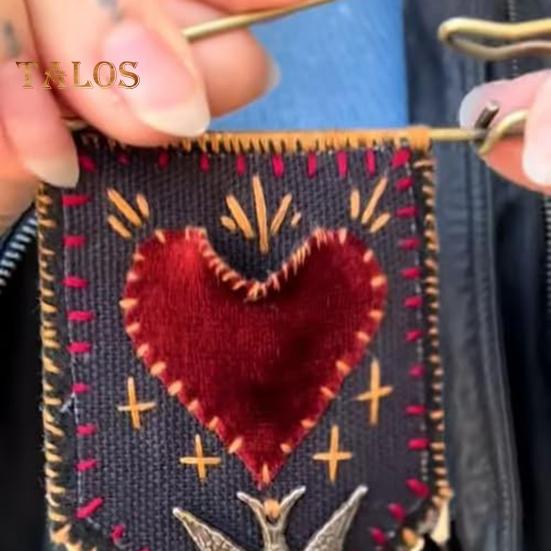 1/2Pcs Hope Protective Pocket with Rosemary Handcrafted Healing Brooch Care Protective Symbols Badge