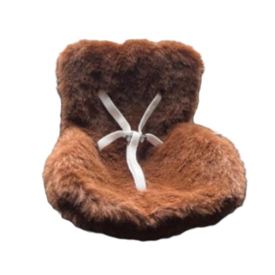 Car Safety Seat for Dolls Decorative Sofa Seat with Furry Cushion And Headrest for Car Air Vents Decor To Display Doll Toy