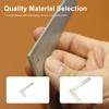 Measuring Ruler Etching Process Double-sided Scale High Precision Stainless Steel 90 Degree L-Shaped Ruler Home Supply