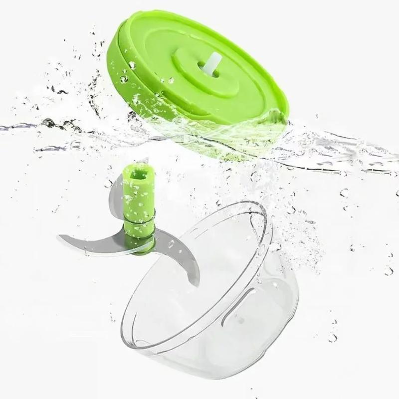 Измельчитель продуктов Мини ручной веревочный измельчитель чеснока Мясорубка Овощерезка Лукорезка Чеснокодавилка Кухонные инструменты Портативный