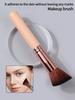 High-quality Flat and Slanted Foundation Brush, Contour Brush, Beginner's Makeup Tool, Facial Blush Brush, Portable Makeup Brush