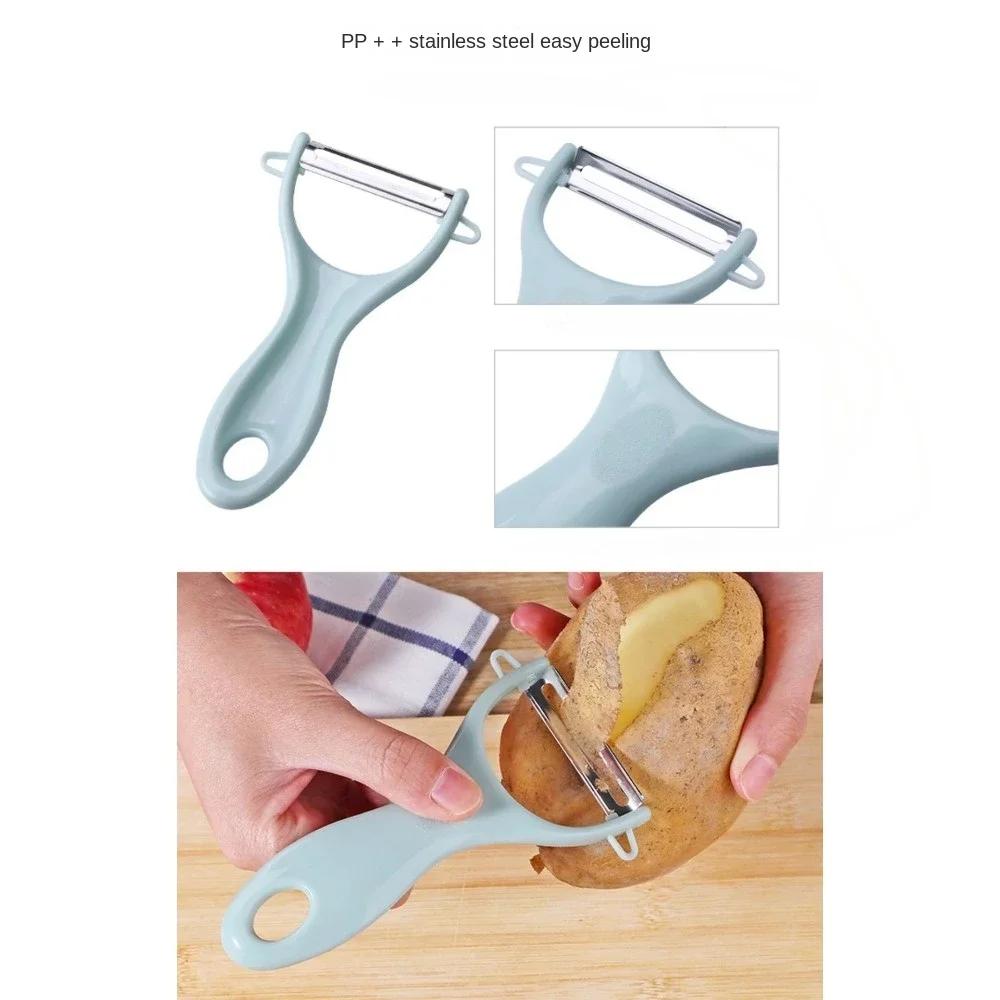 Нож для чистки из нержавеющей стали в новом скандинавском стиле, скребок для фруктов, пластиковый скребок для дыни, многофункциональный