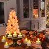 PChero Rechargeable LED Candles with Timer, USB Rechargeable Flameless LED Tealights, Energy-Saving, Set of 6, for Indoor and Outdoor Decoration,