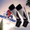 1 пара носков для катания на лыжах выше колена, зимние термоноски, теплые, противоскользящие, ветрозащитные, для сноуборда