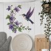 Creative Morning Glory Magpie Bathroom and Home Background Beautification Stickers