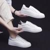 New Women Sneakers Breathble Vulcanized Shoes Pu Leather Platform Shoes White Lace Up Casual Shoes  Mujer Zapatillas