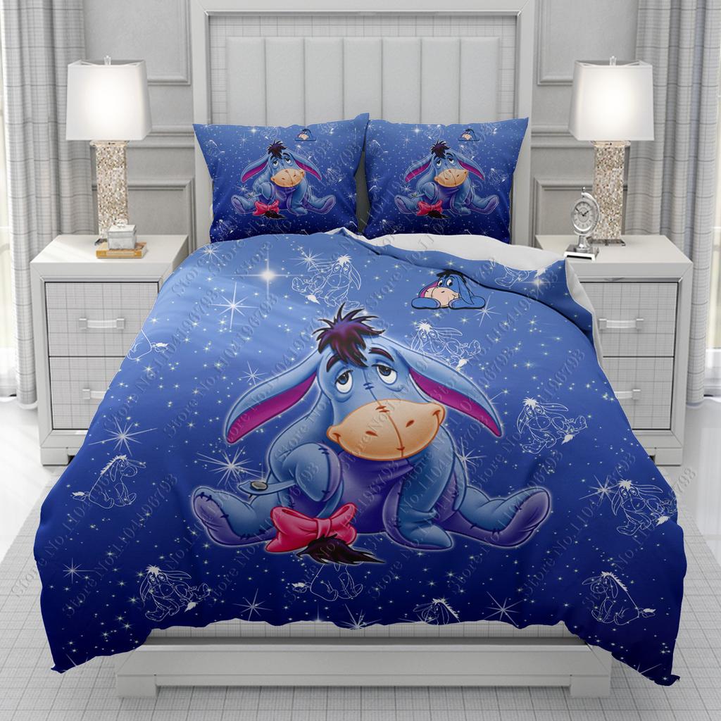 Winnie The Pooh Eeyore Duvet Cover Men Women/Children Kid Printing Disney Cartoon Bedding Set Comforter Bed Soft Dropshipping