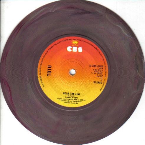 7-дюймовая пластинка TOTO Hold The Line SCBS6784 CBS 1978 UK Rock Б/у