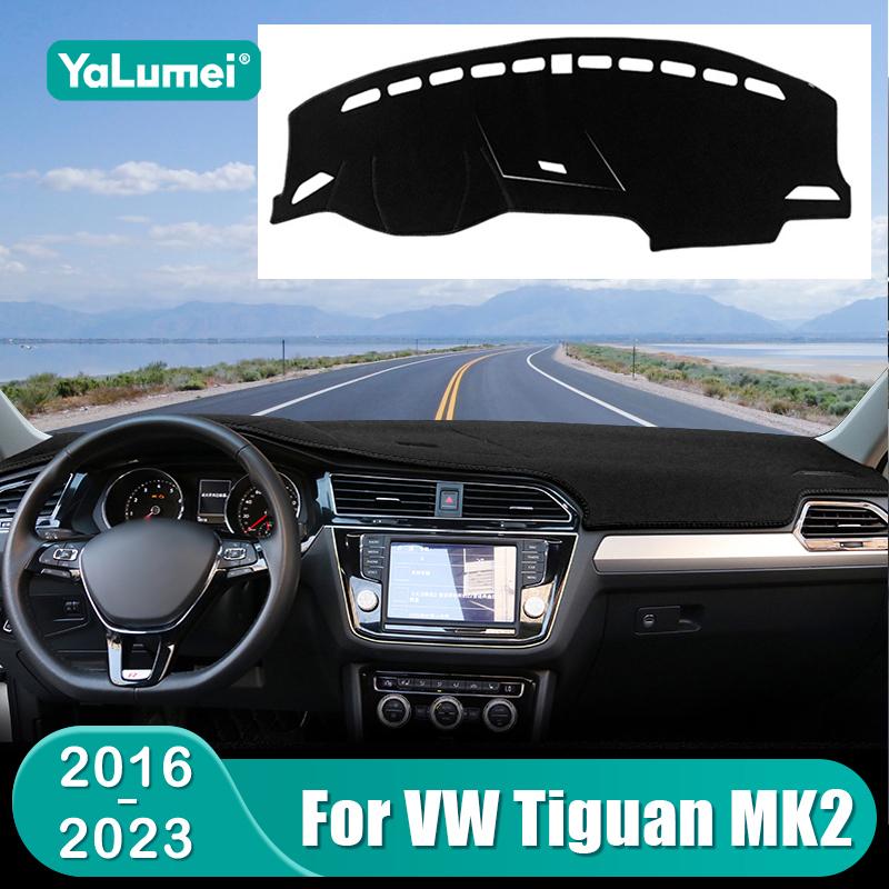 Для Volkswagen VW Tiguan MK2 R-Line 2016 2017 2018 Коврик на панель автомобиля, чехол-солнцезащита, аксессуары