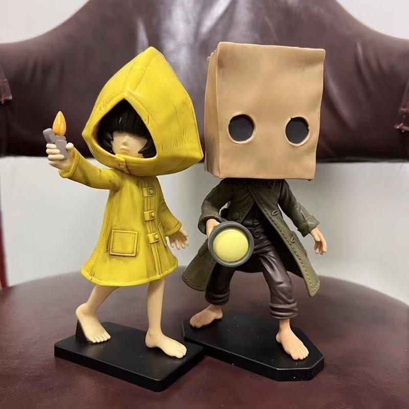 17см Маленькие Кошмары Аниме Фигурка Экшн Игрушка - Коллекционная Фигурка Шесть Моно для Детей Рождественское Украшение Подарок Модель Горячей Игры
