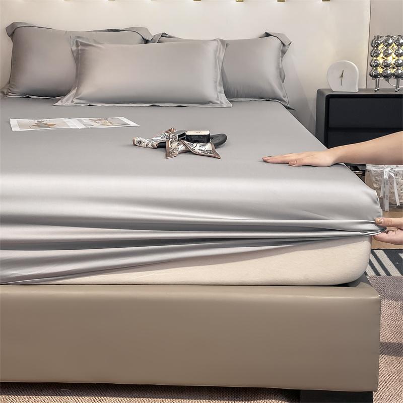 Набор из 3 шт., 100% бамбуковый чехол для матраса, наматрасник, простыня с резинкой, простыня, 1000 нитей, размер Queen King Size