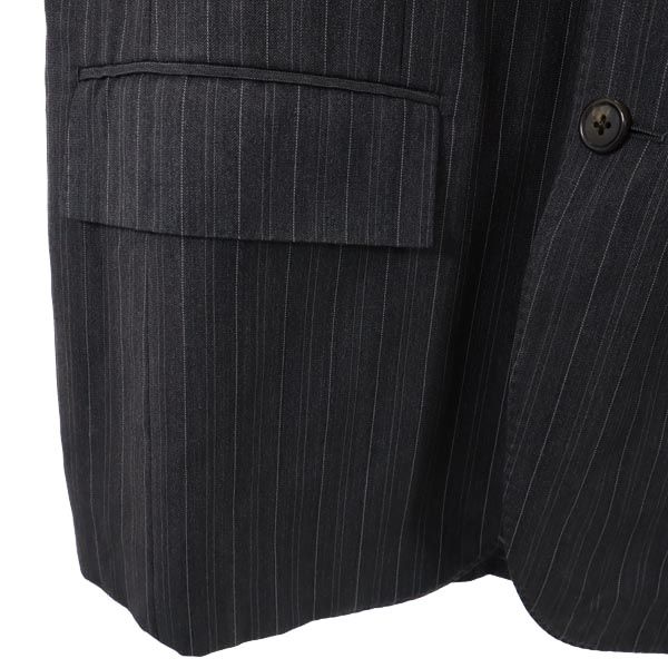 Polo by Ralph Lauren Сделано в Японии шерстяная полоска Пиджак приталенный с длинным рукавом Мужской Б/у